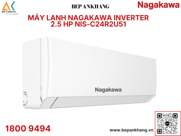 Máy lạnh treo tường Nagakawa Inverter 1 chiều 2.5HP - NIS-C24R2U51